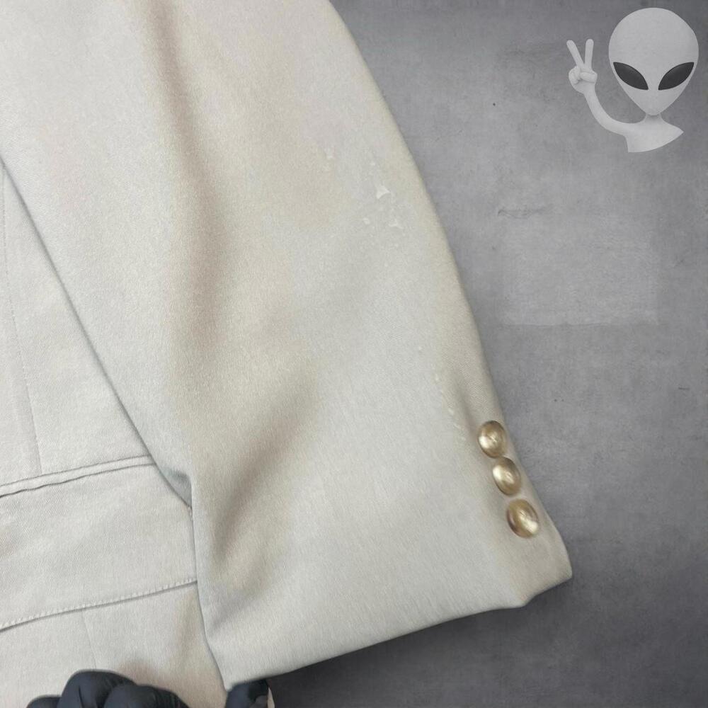 Vtg Polo University Club Ralph Lauren Blazer Mens XL Beige Tan Sport Coat USA - Picture 7 of 8